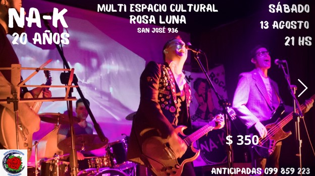 Na-K celebra 20 años de vida en el Rock Uruguayo