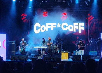 Coff Coff en vivo en entrega premios Graffiti - Durazno - Setiembre 2022 Foto gentileza de Sabas Silva