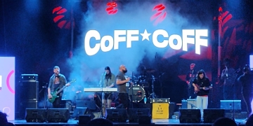 Coff Coff en vivo en entrega premios Graffiti - Durazno - Setiembre 2022 Foto gentileza de Sabas Silva