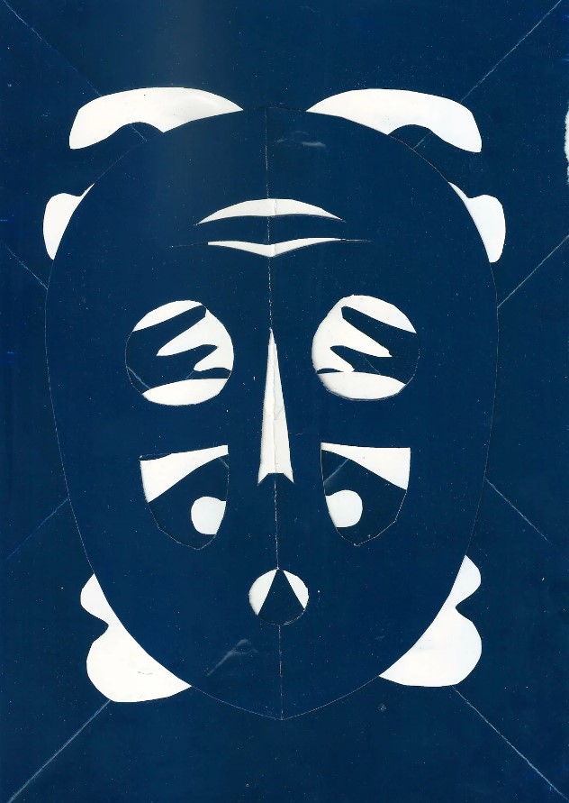 De la serie Máscaras inspiración tragedia griega-Valeria Maculan