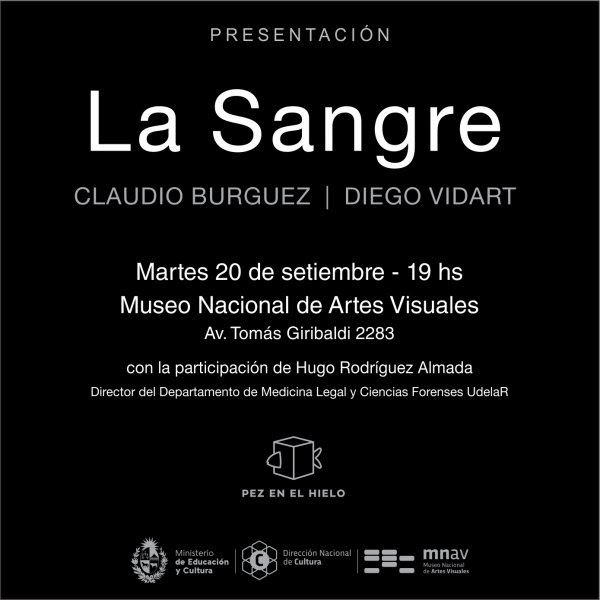 Presentación del libro: La Sangre de Claudio Burguez y Diego Vidart