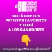 Ya está abierta la Votación Popular de los Premios Graffiti 2022