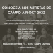 próximo programa abierto al público de CAMPO, una presentación de los artistas en residencia que tomará lugar el sábado 29 de octubre en Pueblo Garzón de 16 a 18 hs.