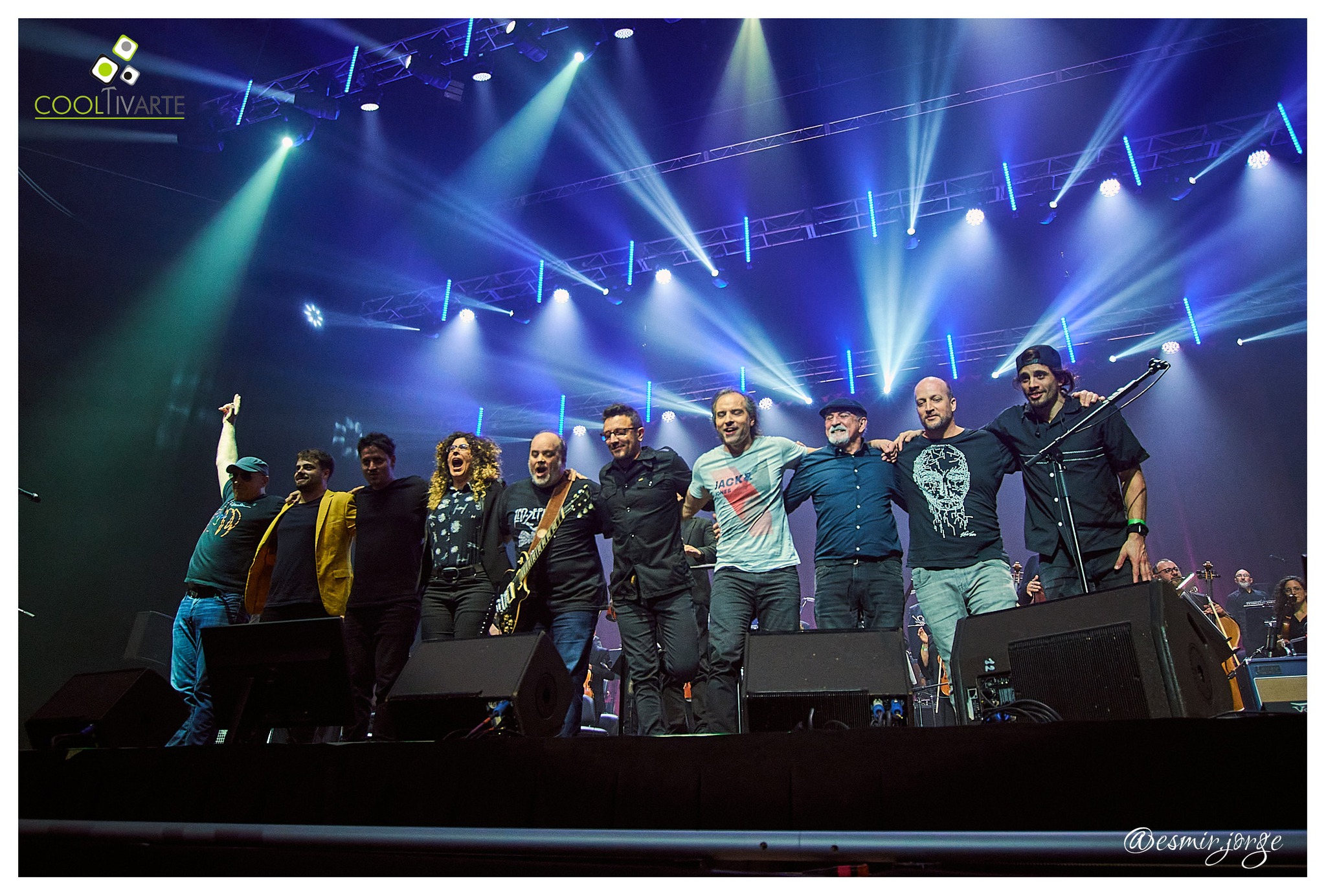 La Triple Nelson y Orquesta Filarmónica de Montevideo en Antel Arena - Octubre 2022 - foto esmir jorge