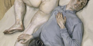 “Dos hombres”, pintada en 1987