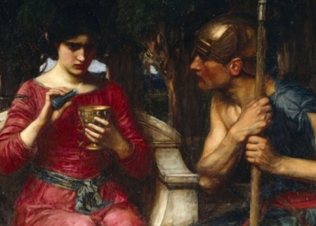 Jasón y Medea. John William Waterhouse. Óleo sobre lienzo. 1907