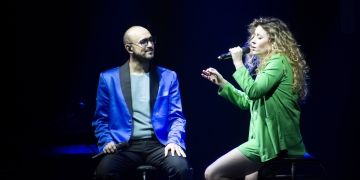 Abel Pintos en Antel Arena - Diciembre 2022 - Invitada Florencia Núñez - Foto Luciana Rodríguez