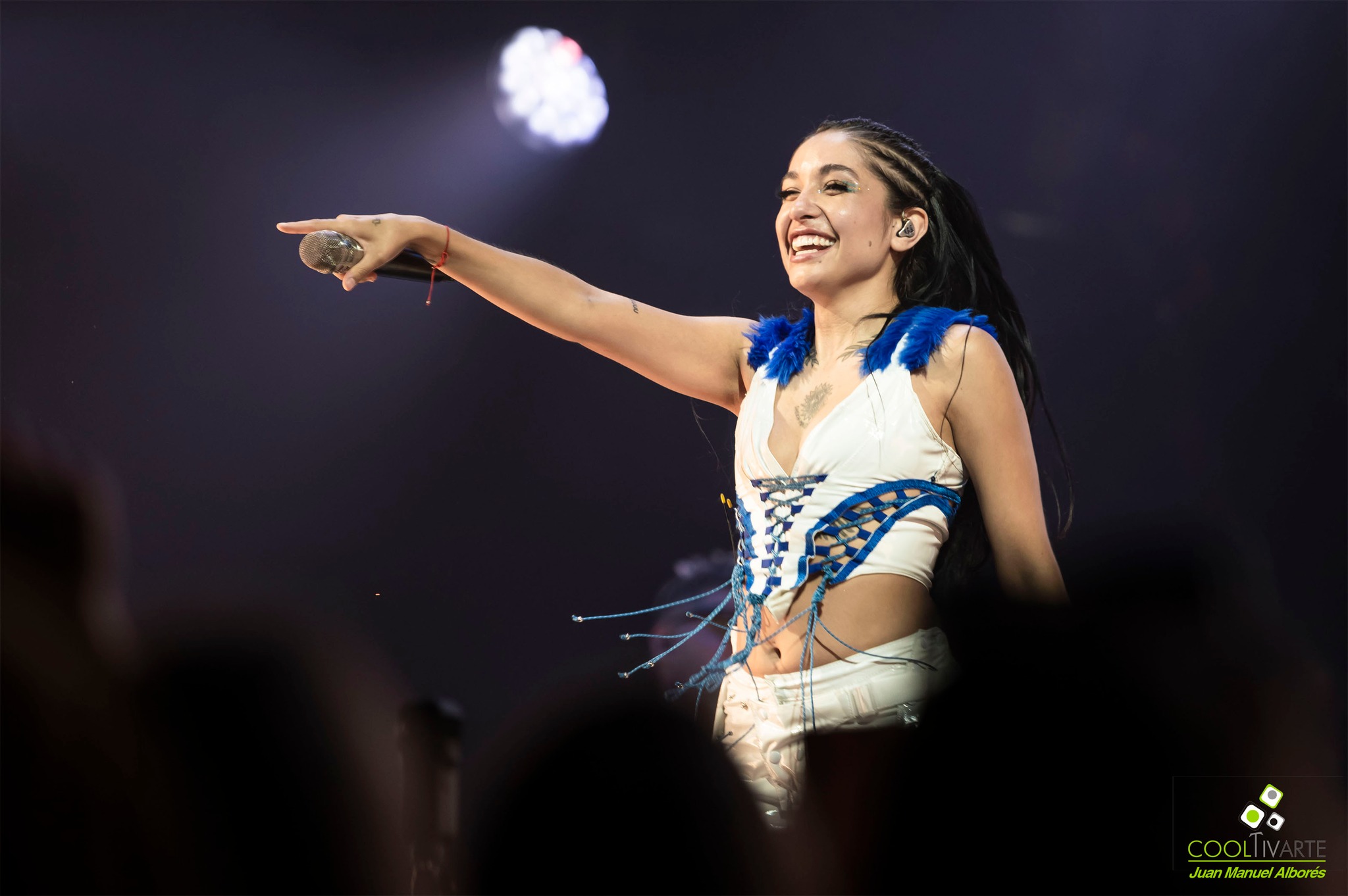 María Becerra se presentó en Antel Arena - Diciembre 2022 - Foto Juan Manuel Alborés