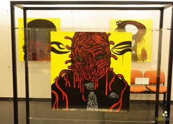 CRUDO - Muestra de Daniel Melgarejo - 18 de noviembre 2015 - Espacio IMPO - Foto Federico Meneses