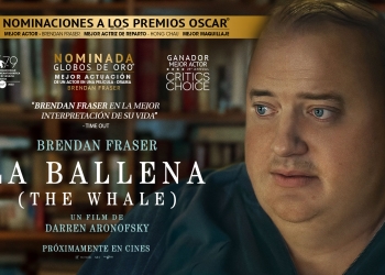 Llegó a los cines la película más esperada del año: "The Whale" (La ballena), de Darren Aronofky. Esta cinta generó mucha espectativa desde setiembre del 2022 cuando tuvo su estreno en el Festival Internacional de Cine de Venecia donde recibió una ovación de pie, además de un aplauso de más de seis minutos contados para Brendan Fraser.
