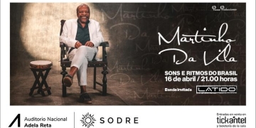 Martinho Da Vila "Sons E Ritmos Do Brasil" Domingo, 16 de abril - 21:00 - Auditorio Nacional Adela Reta