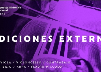 Audiciones externas 2023 – Orquesta Sinfónica Nacional