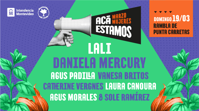 Marzo, mes de las mujeres Festival “Acá Estamos”