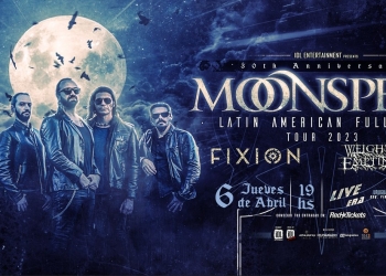 MOONSPELL - FIXION - WEIGHT OF EMPTINESS - Fecha URUGUAY