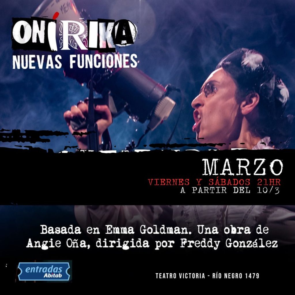 ONÍRIKA Si dejamos de soñar morimos - FUNCIONES: Viernes y sábados de marzo, 21h  Teatro Victoria