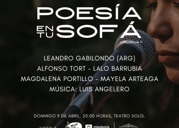 Poesía en tu Sofá en el Teatro Solís por Más acá de los Mundos