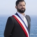 Retrato oficial de Gabriel Boric en 2022