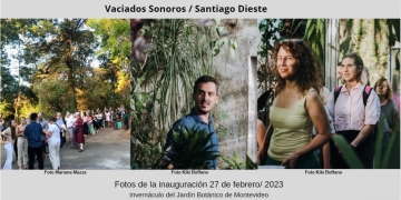 El pasado lunes 27 de febrero en el invernáculo del Jardín Botánico se Inauguró Vaciados Sonoros. El próximo fin de semana será el último de este ciclo. Les esperamos de 15:30 a 18:30. El ingreso al invernáculo se realiza en grupos reducidos. Comparto algunas imágenes de la inauguración y un video realizado por Anaclara Ferryra Palfy. Q
