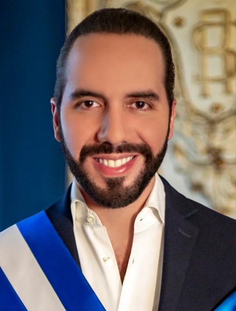 Foto de uso oficial del Presidente Nayib Bukele