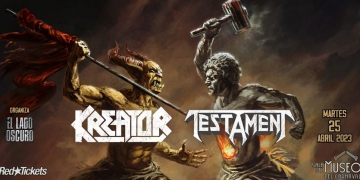 Martes 25 de Abril - 18 hs KREATOR - TESTAMENT Sala del Museo del Carnaval - Francisco Maciel, 11000 Montevideo, Depa