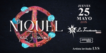 “PAZ Y SWING” es el nuevo álbum de Niquel y ya está disponible en todas las plataformas digitales. Su presentación oficial será el jueves 25 de mayo en La Trastienda Club Montevideo.