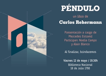 lanzamiento de "Péndulo", una novela de Carlos Rehermann
