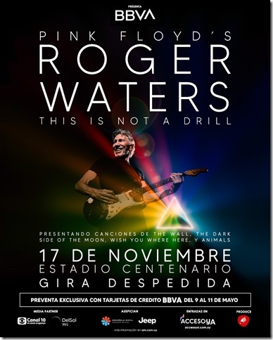Roger Waters se despide de Uruguay Roger Waters se despide de Uruguay
