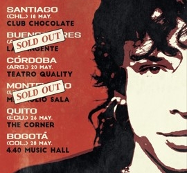 LEO RIZZI COMIENZA SU PRIMER TOUR POR LATINOAMÉRICA- 22/5 URUGUAY