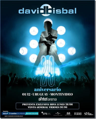 DAVID BISBAL vuelve a URUGUAY 2023