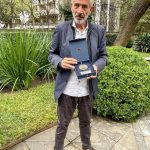 Imanol Arias recibió la Medalla Delmira Agustini - mayo 2023 - Foto Presidencia de la República