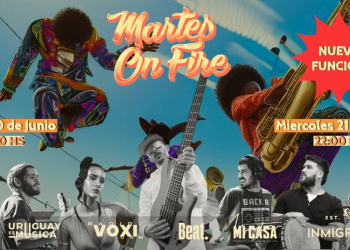 Martes On Fire en Inmigrantes - martes 20 y miércoles 21 de Junio 2023 - 22 hs