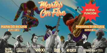 Martes On Fire en Inmigrantes - martes 20 y miércoles 21 de Junio 2023 - 22 hs