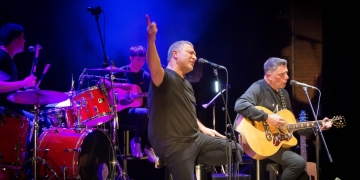 Juan Casanova y Victor Nattero -Traidores Acústico - Julio 2023 - Sala Hugo Balzo del Sodre - Foto Lucía Melgar