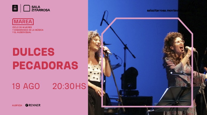 Dulces pecadoras reúne a la cantautora Ana Prada y parte de su banda actual (Juli Taramasso en bajo y Sabrina Diáz en teclados), con La Dulce en versión original, banda emblemática de la escena local conformada por Samantha Navarro, Ana Claudia de León, Andrea Viera y Mariana Vázquez en un combo divertido, emotivo y original.