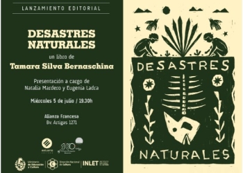 "Desastres naturales", de Tamara Silva Bernaschina - Lanzamiento editorial