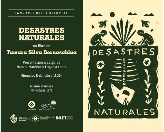 "Desastres naturales", de Tamara Silva Bernaschina - Lanzamiento editorial