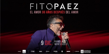 Un artista que trasciende generaciones y el show más grande de todo el año: Fito Páez se despide en Uruguay con El amor 30 años después del amor. El 9 de diciembre en la rambla de Montevideo (frente al Club de Golf)