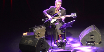 Fernando Cabrera junto a Diego Cotelo - La Trastienda Montevideo - agosto 2023 - Foto Santiago Rodríguez