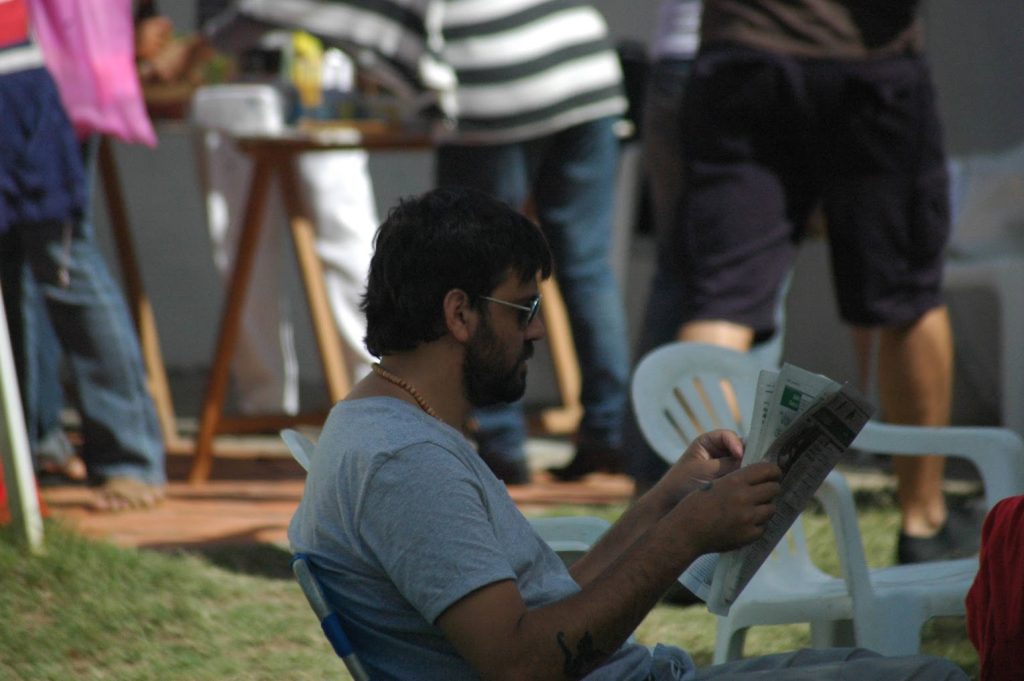 Individuo leyendo - Foto Federico Meneses