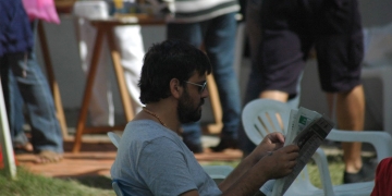Individuo leyendo - Foto Federico Meneses