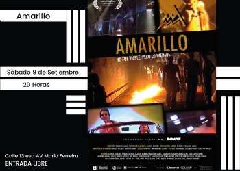 "Amarillo" de Eduardo Lamas en CC Parque del Plata - Sábado 9-9-2023 - 20 horas - Entrada libre