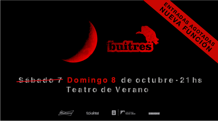 Tras un rotundo sold out, Buitres suma una nueva fecha en el Teatro de Verano. Tras un rotundo sold out, Buitres suma una nueva fecha en el Teatro de Verano.