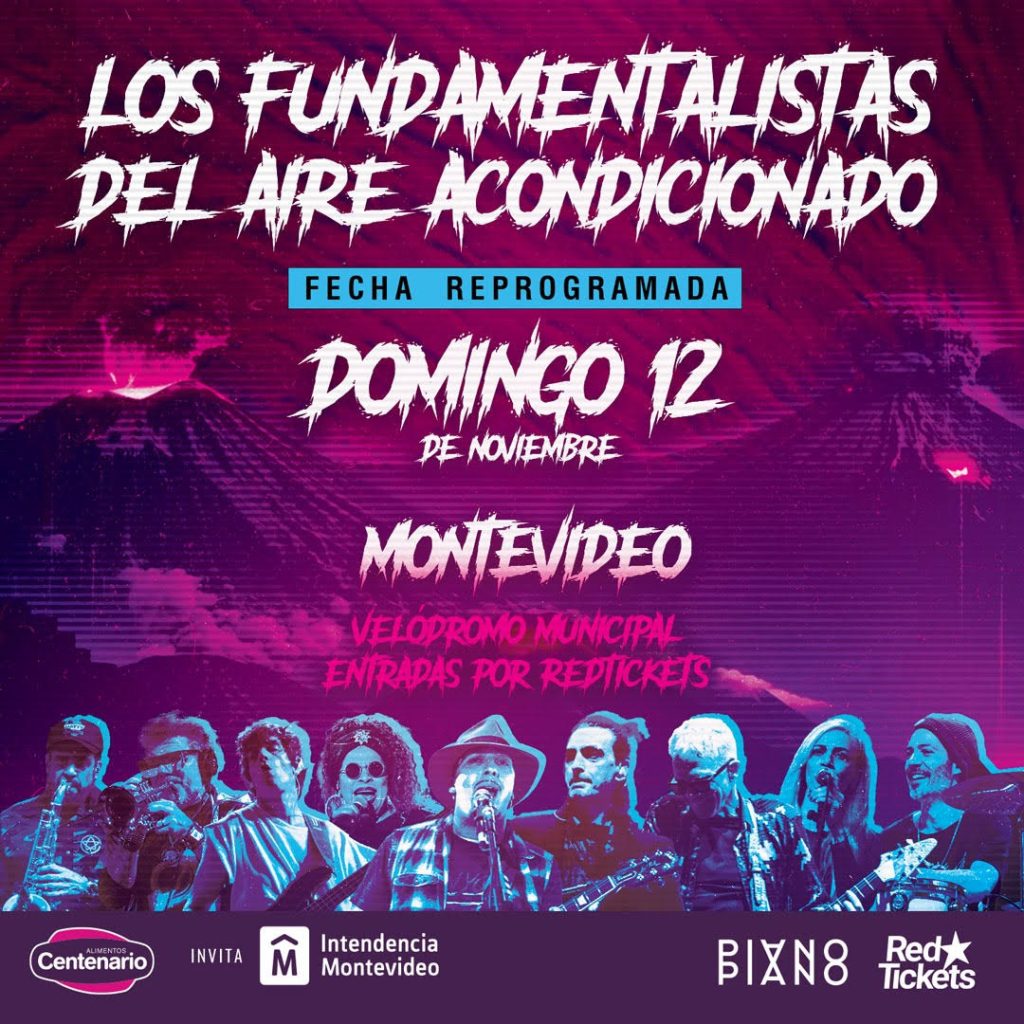 LOS FUNDAMENTALISTAS DEL AIRE ACONDICIONADO DOMINGO 12 DE NOVIEMBRE – VELÓDROMO MUNICIPAL