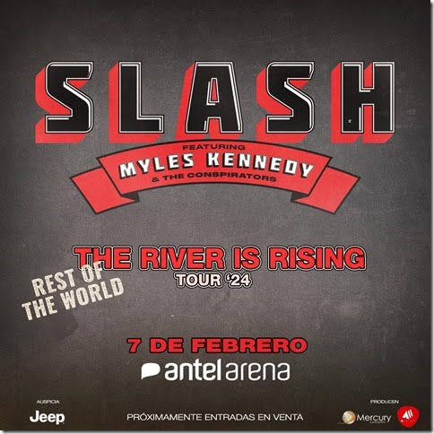 SLASH en Uruguay - Antel Arena - 7 DE FEBRERO 2024
