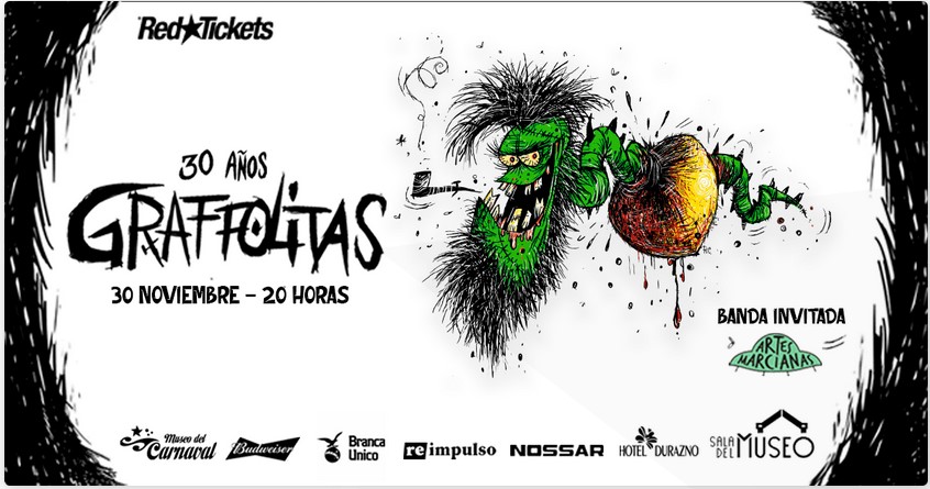 GRAFFOLITAS 30 AÑOS - Jueves 30 de Noviembre 2023 - 20 hs - Sala del Museo del Carnaval GRAFFOLITAS 30 AÑOS - Jueves 30 de Noviembre 2023 - 20 hs - Sala del Museo del Carnaval