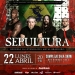SEPULTURA en Uruguay - 22 de Abril 2024 - 20hs - Complejo Sala show