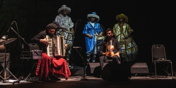 Chango Spasiuk desde Argentina el pasado domingo 12 de Noviembre 2023 en el Teatro Solís. Montevideo, Uruguay Fotos por @aikogameart