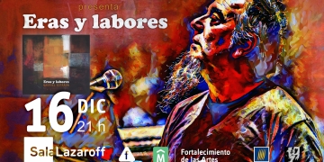 Gabriel Estrada presenta Eras y labores - Sábado 16 de diciembre 2023 · 21 h · Sala Lazaroff