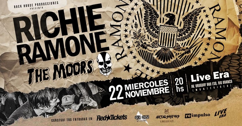 RICHIE RAMONE en Uruguay - 22-11-2023 - Live Era RICHIE RAMONE en Uruguay - 22/11 - Live Era
