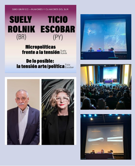 CONFERENCIA Y CONVERSATORIO - Suely Rolnik y Ticio Escobar dentro del marco del Giro Gráfico llevado a cabo por Proyecto Casa Mario